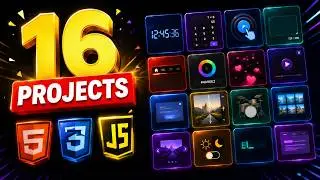 HTML CSS JS projects (Beginner): 16 projects using HTML CSS and JavaScript