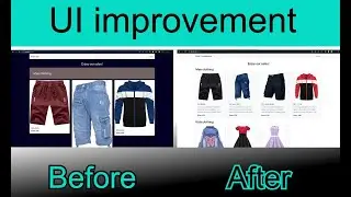 Improvement Website UI in Reactjs Step By Step For Beginners and Mid level