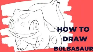 How to draw Bulbasaur Easy way | Pokemon
