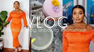 BIRTHDAY VLOG || UNBOXING || PHOTOSHOOT || B.DAY LUNCHEON