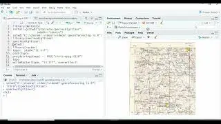 Geo-referencing toposheets in R