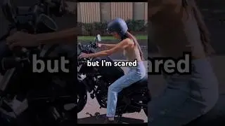 I would tell my past self: “you’ll be fine”🏍️❤️ #motorcyclelife #motorcycle #motorcyclegirl