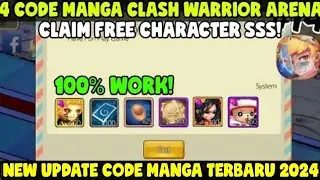 *NEW All* GIFT CODE REDEEM MANGA CLASH TODAY | REDEEM CODES MANGA CLASH WARRIOR ARENA FEBRUARY 2024