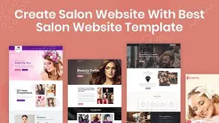 Create Salon Website With Best Salon Website Template