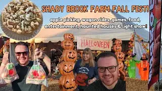FALL FEST at Shady Brook Farm! Haunted Barn & Aliens! *flashing lights warning*