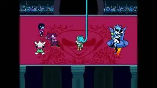 Deltarune Chapter 2 - Alternative Queen dialogue and fried wing sequence after pacifist approach