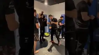 Khabib teaching Islam Makhachev