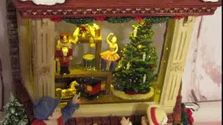 Kirkland Signature Musical 2 Sided Windowpane Snowglobe Waterglobe "Toy Store"  2 SOLD