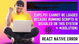 🔴How To Fix Error PS1 Cannot Be Loaded Because Running Scripts Is Disabled On This System | Coder