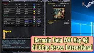 Bermain Warcraft Dota 1 LOD Map 85i Online di ICCup Server International