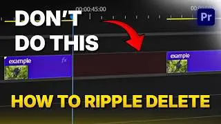 How to Ripple Delete & Set Shortcuts in Premiere Pro