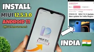 Poco C3 MIUI 12.5.3.0 Enhanced edition update | How to install Miui 12.5 update Poco c3