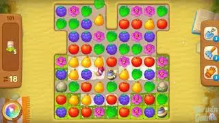 Gardenscapes Level 101 - No Boosters