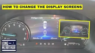 How to Change the Display Screens in the Productivity Screen on the 2020 Ford Explorer
