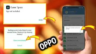 How to Game space App not installed/failed/package problem solved 🔥OPPO Realme....
