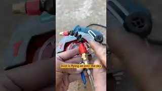 Slotting machine dust reducing nozzleset#shorts#tool#homeimprovement #construction #woodworking