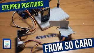 Get Stepper Motor Positions From SD Card using Arduino