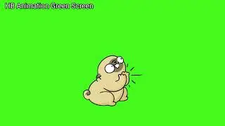 Dog 🐕| Bulldog Animation Green Screen