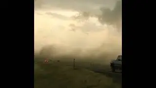 72MPH Measured Wind Gust!  #stormchaser #thunderstorm #severeweather