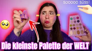 MINI MAKE-UP ! 🥺 Ich schminke mich mit den kleinsten Make-up Produkten der Welt .🤏🏻
