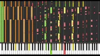 Icosapodal Alien Playing Piano - Synthesia