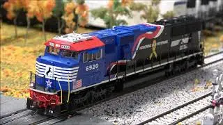 Review: Athearn Genesis SD60E Honoring our Veterans w/Tsunami 2 Sound!