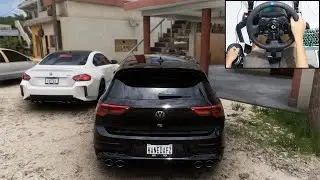 Volkswagen Golf R & BMW M2 - Forza Horizon 5 | Logitech g923 + shifter gameplay