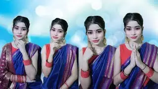 Maharashtrian Style Ganesh Chaturthi Makeup Look/Indian festive traditional Ganesh Chaturthi look