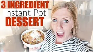 Instant Pot Apple Dump Cake - Three Ingredient Dessert - Pot in Pot Recipe