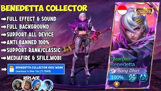 NEW Script Benedetta Collector No Password | Full Effect & Sounds | Update New Patch MLBB