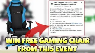 NEW EVENT! GET A CHANCE TO GET A FREE GAMING CHAIR FROM THIS EVENT! - MLBB