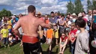 Силовое шоу !!! Братья Казаковы. Рыцарский фестиваль.