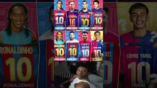 🔵🔴 Barcelona’s number 10 has been worn by Messi, Ronaldinho, and Rivaldo. Will Yamal be the next?