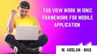 Tab view work in Ionic Framework for Mobile Application | ionic IOS | ionic Android