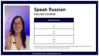 Speak Russian course The nominative case of Russian pronouns