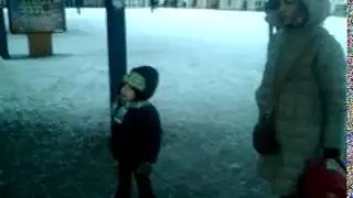 Приміський вокзал Львів 04.01.2015