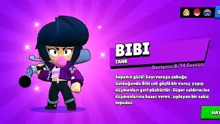 " BIBI " 7. Seviye Yeni Destansı Karakter🔥16.000 Kupa 🏆 Brawl Stars ❤️‍🔥