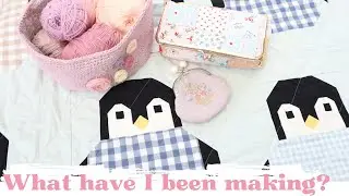 What I have been making - a quilt, a purse and a basket!