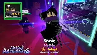 [NEW CODE] NEW MYTHIC SONIC & EVO STATS FULL SHOWCASE ANIME ADVENTURES TD ROBLOX