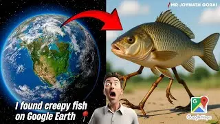I Found a Terrifying Fish Hidden in Google Earth 😨🌍