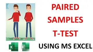 Paired Samples T-Test Using MS Excel