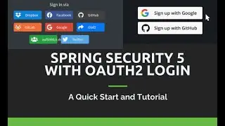 oAuth2 (GitHub & Google) + SpringBoot