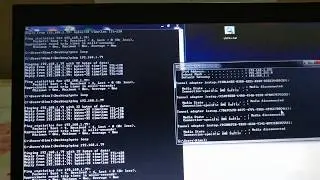 MAC table flooding attack demonstration