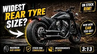 What is the WIDEST TYRE that you can fit on a Indian Scout Bobber STOCK RIM?
