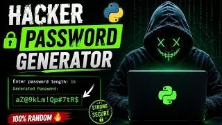 Python Project for Beginners 🚀 | Random Password Generator|Python Mini Project 