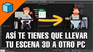 Take your 3ds max project to another PC without losing the textures 💻 | Giancr