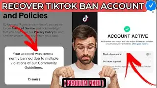 Your account was permanently banned due to multiple violations of our Community Guidelines
