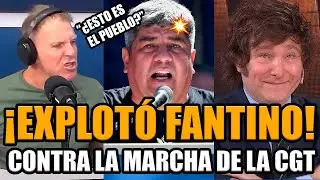 Fantino RE CALIENTE bancó a MILEI y DESTRUYÓ a Moyano y la CGT | Break Point