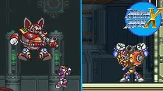 Mega Man X Part 3 - Flame Mammoth & Spark Mandrill