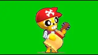 Pirate Poco Green Screen Brawl Stars